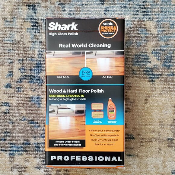 Shark Sonic DUO Wood & Hard Floor High Gloss Polish 28oz W Pad- Discontinued - Picture 2 of 9